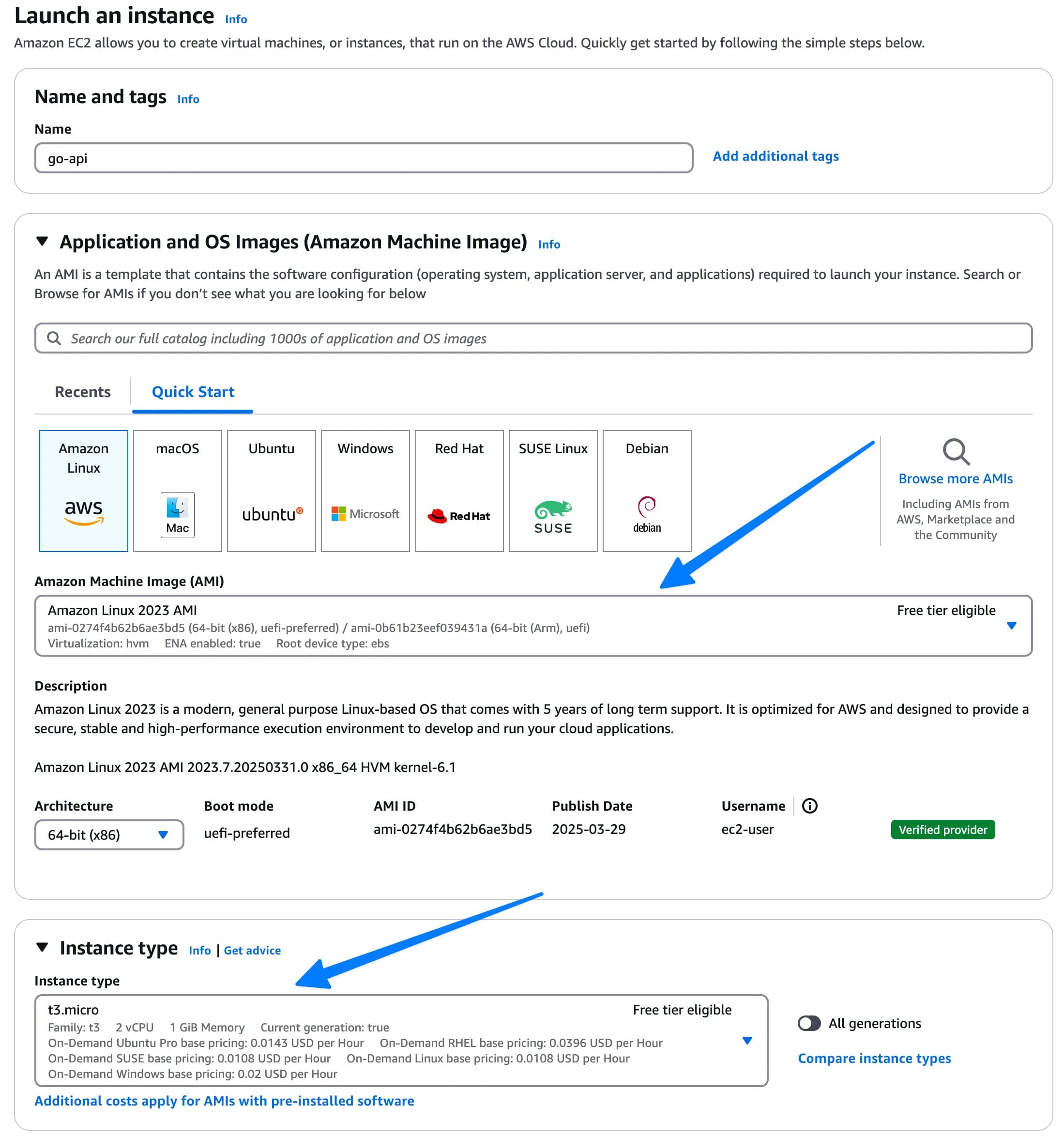 Configure EC2